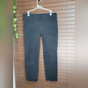 Ann Taylor Devin Cropped High-rise Navy Blue Women's Pants Size 6